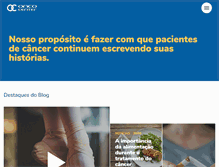 Tablet Screenshot of oncocentermedicos.com.br